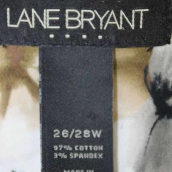 LANE BRYANT LEOPARD FLORAL PRINT JACKET PLUS SZ 26/28W MULTICOLORED - Picture 8 of 8